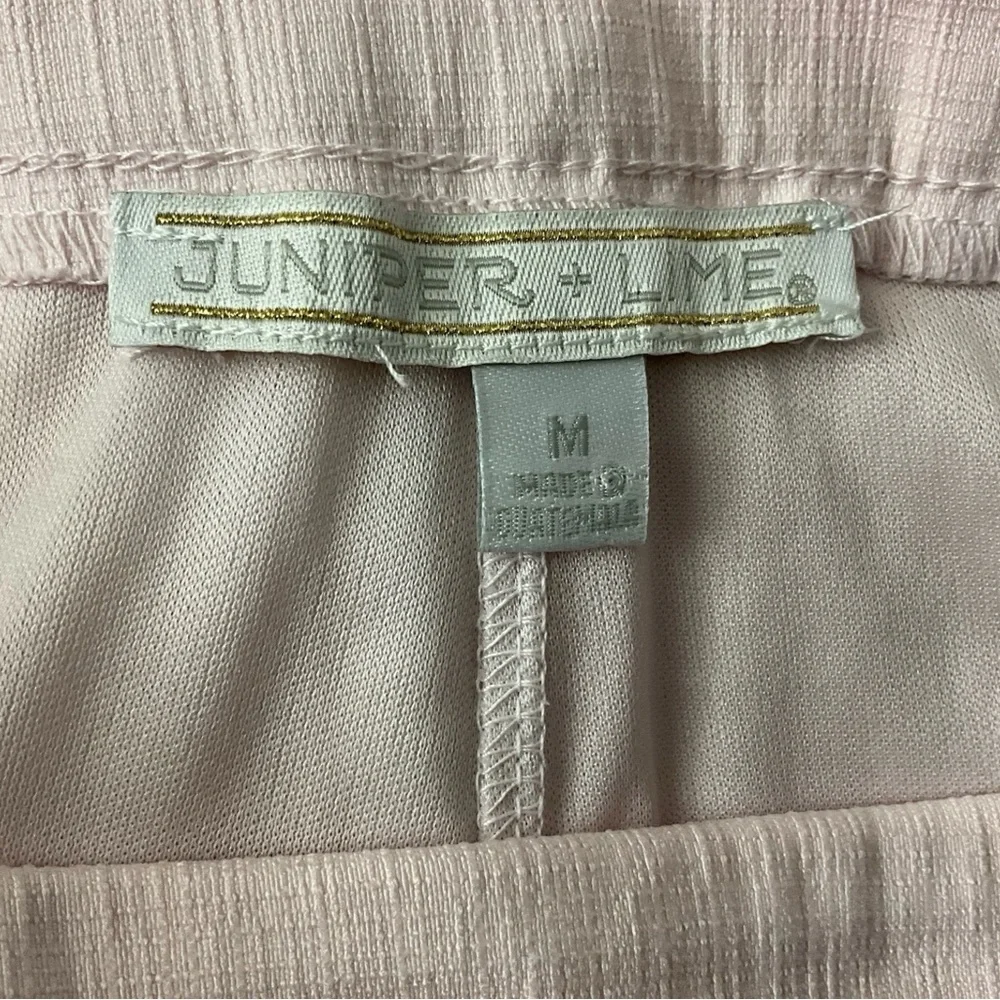 Juniper & Lime Pink Skort Skirt Women's Size‎ M Stretch Pull On